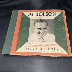 AL JOLSON SOUVENIR ALBUM 4 DISC SET DECCA 575 VERY NICE!! - Picture 1 of 9