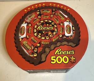 Jigsaw Puzzle Munchies Reese's Peanut Butter Cup Freeform Box 550 pieces NEW - Picture 1 of 3