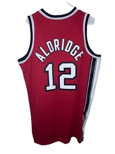 LAMARCUS ALDRIDGE Portland Trail Blazers NBA Jersey Men L Rare HWC #12 Vtg 2010 - Picture 1 of 15