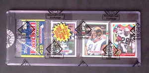 1989 Topps Football Rack Pack - BBCE Authenticated - John Elway Top - Bild 1 von 2