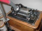 Edison standard phonograph with morning glory horn