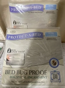 Protect-A-Bed Bed Bug Box Spring Protector, encasement California king 36" X 84" - Picture 1 of 10