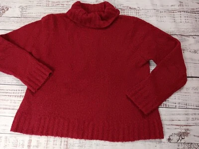 Suéter Sonoma Jean Para Mujer Grande Petite Red Company 42% Lana Acrílica Pullover  Foto 1 de 4
