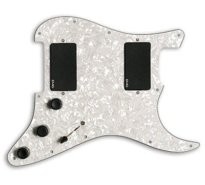 EMG KH21 Kirk Hammett 81 / 81 Pickguard Preconectado Perla Blanca / Negra - Imagen 1 de 4