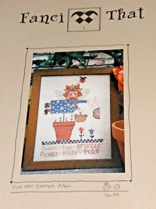 FANCI THAT - Arte popular Summer Angel - Gráfico de punto de cruz 86 - Fuera de existencia  - Imagen 1 de 1