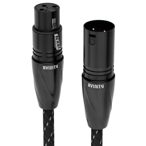 Avinity Adapter-Kabel XLR-Stecker zu XLR-Kupplung für Mikrofon Lautsprecher DJ - Bild 1 von 5