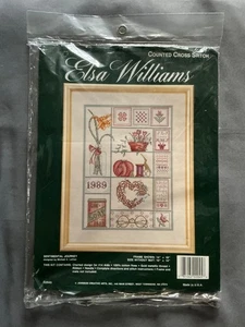 NEW Elsa Williams Sentimental Journey Counted Cross Stitch Kit 02045 Sealed - Picture 1 of 3