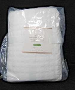 NEW POTTERY BARN Cameron organic cotton matelasse box spring cover king - Picture 1 of 5