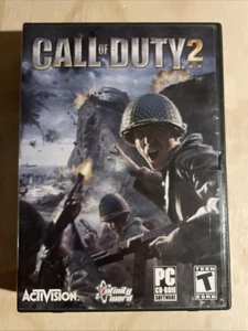 CALL OF DUTY 2 Complete PC CD-ROM Game by Activision - Manual & 5 Out Of 6 discs - Picture 1 of 13