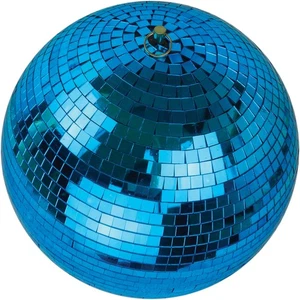 12" Blue Mirror Ball - Picture 1 of 3