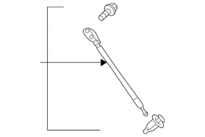 Genuine Subaru Support Cylinder 63269FL011 - Foto 1 di 2