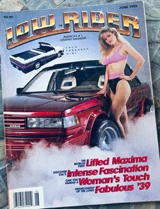 LATINO ART CULTURE CRUISIN MAGAZINE LOWRIDER MAGAZINE JUNE 1989 W CENTERFOLD - Picture 1 of 3