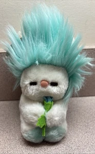 Dakin Nature Babies Frou Frou Plush Stuffed Animal Toy Blue Hair 5” 1982 W/Tags - Picture 1 of 13