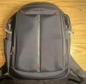 Samsonite Xenon 4.0 Slim Backpack Black & Red. NWOT - Afbeelding 1 van 11