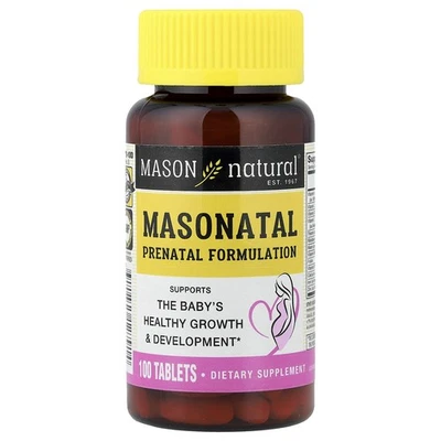 Formulación prenatal masonatal, 100 comprimidos Foto 1 de 2