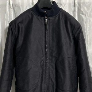 Buzz Rickson's Deck Jacket Navy Wool Lined Used Japan - Picture 1 of 8