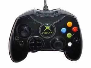 XBOX OFFICIAL CONTROLLER (BLACK) (Xbox Game) A - Picture 1 of 1