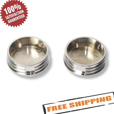 Smittybilt TA25-C 3" Chrome Tubular Bumper End Caps - Image 1 of 4