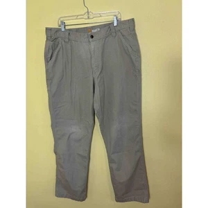 Carhartt Relaxed Fit Tan Canvas Carpenter Work Pants Men's Size 40x32 - Picture 1 of 7