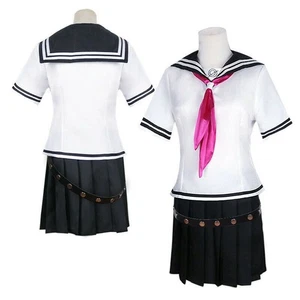 Danganronpa Ibuki Mioda Cosplay Costume Set Stylish Uniform Dress And Wig - Picture 1 of 10