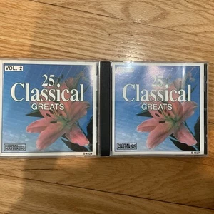 25 CLASSICAL GREATS VOLS. 1 & 2 - Various Artists - 2 CD SET - Picture 1 of 2