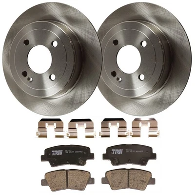 KIT-072924-3127 TRW Kits de discos y pastillas de freno Juego de 2 ruedas traseras para Hyundai Accent Foto 1 de 4