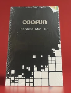 Sealed! Coofun N40 Mini PC Intel N4020 2.8GHz DDR4 4GB 64GB UHD 4K Win10/11 Pro - Picture 1 of 2
