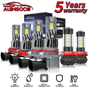 For Toyota Sienna 2011-2020 Mini Passenger Van 4/5-Door LED Headlight 6x Bulbs - Picture 1 of 21