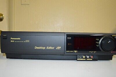 Panasonic AG-1980P VHS Video Cassette Recorder Desktop Editor PARTS REPAIR • 275$