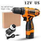 Mini Cordless Electric Power Screwdriver Lithium Tool Kit Drill Bit Rechargeable
