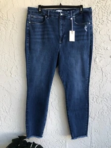 Good American Jeans Good Waist Blue 795 WOMENS SIZE 22 NWT 29" Inseam - Picture 1 of 9