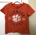 National Collegian CLEMSON TIGERS Orange Short Sleeve T Shirt Youth XS (4-5 yo)