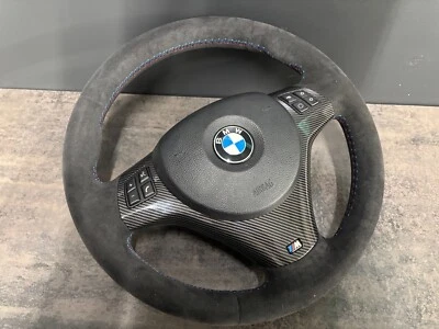 BMW 1 3 SERIES E81 E82 E87 E88 E90 E91 E92 E93 X1 E84 M Steering Wheel ALCANTARA - Image 1 of 4