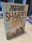 Sharpe’s Siege by Bernard Cornwell True UK 1st/1st 1987 Collins Hardcover
