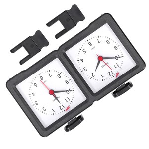 Domybest Orologio per Scacchi Timer Scacchi Analogico Portatile con Conto  alla Rovescia Timer per Scacchiera lencicol Giochi da tavola, di società e  accessori Giochi da tavolo