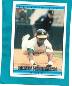 RICKEY HENDERSON # 193 - 1992 Donruss Baseball Card NR-MT