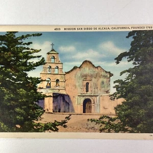 California Postcard Early 1900s San Diego De Alcala Mission - Picture 1 of 5
