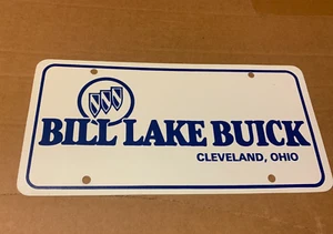 Bill Lake Buick Cleveland Ohio Autohändler Booster Nummernschild - Bild 1 von 2