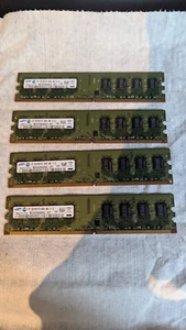 4x RAM pour serveur 2 Go 2Rx8 PC2-600U Samsung M378T5663EH3-CF7 - Photo 1/2