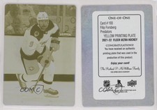 2021-22 Upper Deck Fleer Ultra Printing Plate Yellow 1/1 Filip Forsberg #193