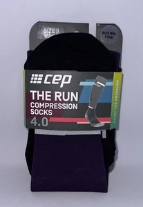 New CEP Women's Size II Violet The Run Compression Calf Sleeves 4.0 WS20SR2 - Picture 1 of 3