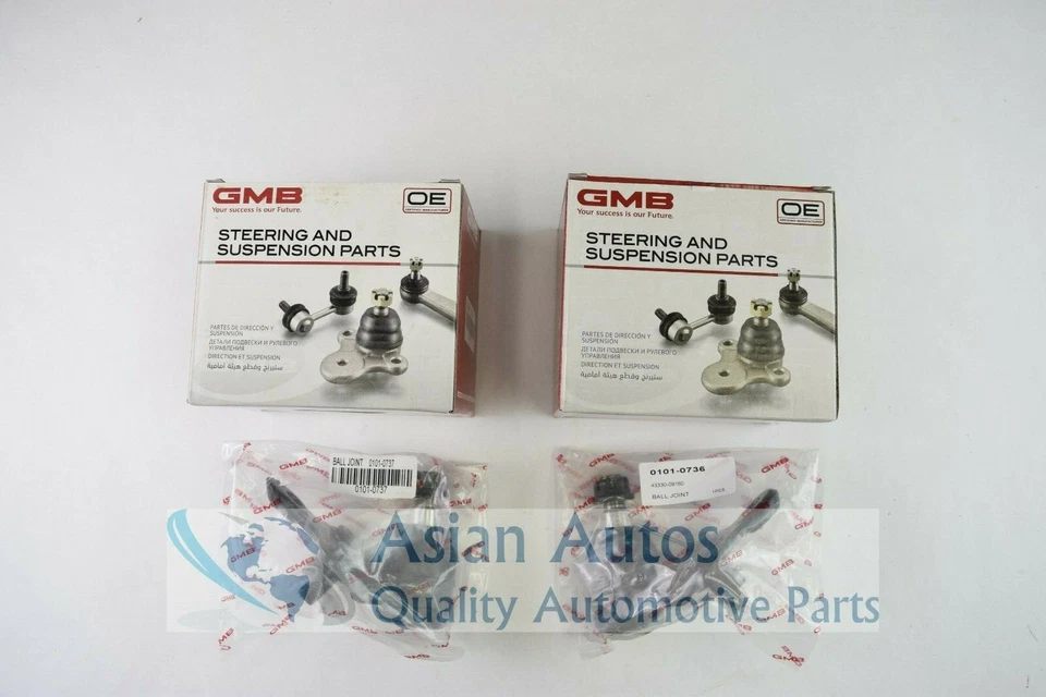 GMB Lower Ball Joints 4334009010 and 4333009560 For Toyota Sienna 2004-2010 Foto 1 de 1