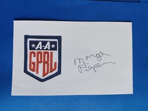 AAGPBL BASEBALL MARGE PIEPER AUTO 3"X5" CARD 1946 - 53 DAISIES COMETS COLLEENS+ - Picture 1 of 2