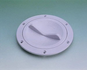 6" RV Access Plate/possible Speaker Cover Molded in acetone proof polypropylene - Bild 1 von 2
