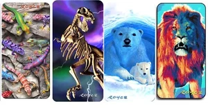 3D FRIDGE MAGNETS Wildlife Animals T-Rex Geckos Polar Bears Lion - Picture 1 of 9