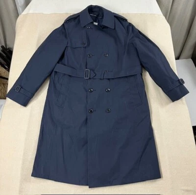 Fuerza Aérea - Abrigo de hombre azul marino para todo tipo de clima forro extraíble talla 44L 8405-01-175-2298 Foto 1 de 4