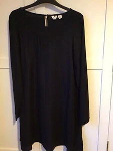 Roxy Woman’s Black Long Sleeved Dress, Lace Detail, Small (8/10) - Picture 1 of 4