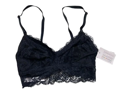 Bralette Auden para mujer de enfermería y bombeo espalda deportiva talla XS negro encaje ajustable Foto 1 de 4