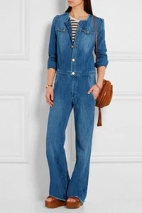 ISABEL MARANT ETOILE "Ojima" Denim Jumpsuit SZ 34 XS Playsuit Overall - Picture 1 of 11