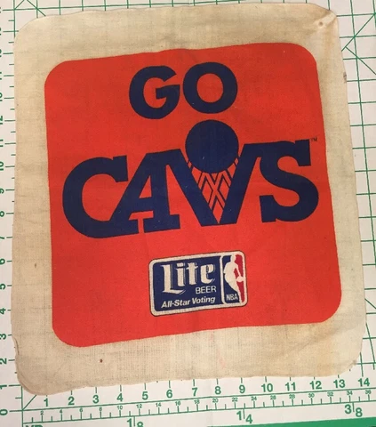 Vintage NBA Cleveland Cavaliers Cavs All Star Voting Towel Lite Beer Promotional Cover